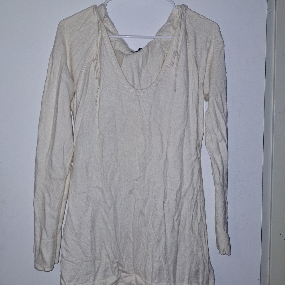 Shimera Cream Hooded Sweatshirt